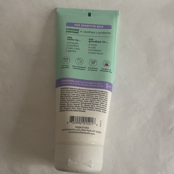 EOS Evolution of Motion Shea Better Shave Cream Sensitive Skin 7oz NIP - Picture 4 of 8